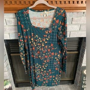 Floral Long Sleeve Dress